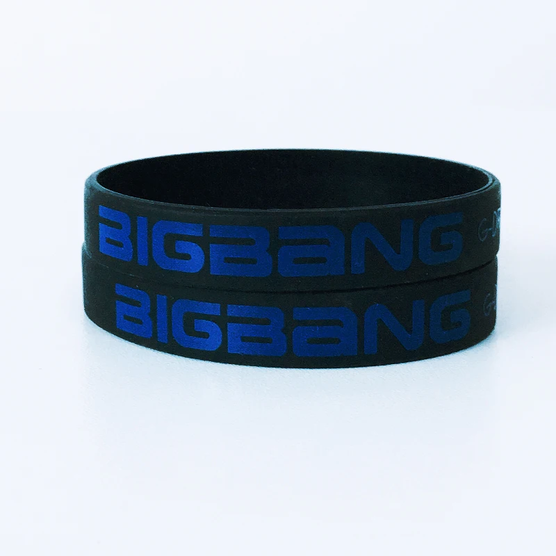 1 шт черный K-POP BIGBANG GDRAGON группа спортивный силиконовый браслет | Украшения и