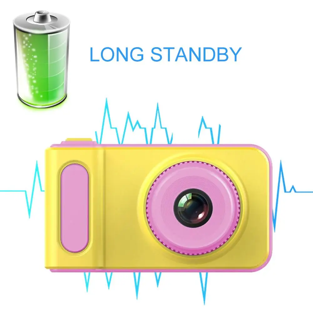 Новая Детская Цифровая камера мини SLR Спортивная мультяшная игра фото камера 2 цвета цифровая камера Детская цифровая камера s