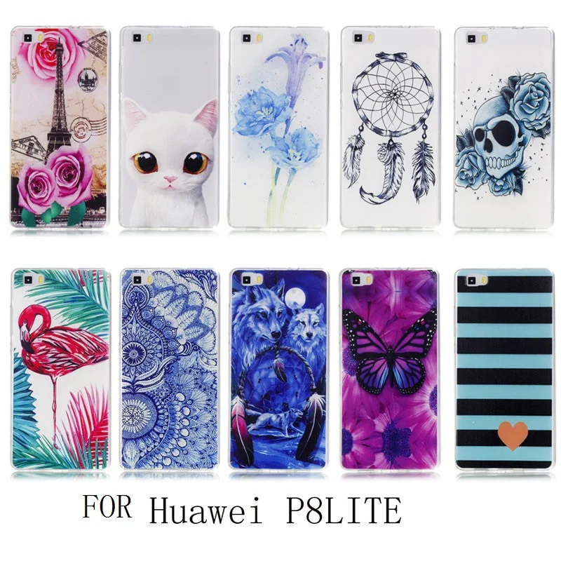 Phone For Coque Huawei P8 Lite 2016 Case Soft TPU Silicone Back Cover for etui Huawey P 8 P8Lite Cases |