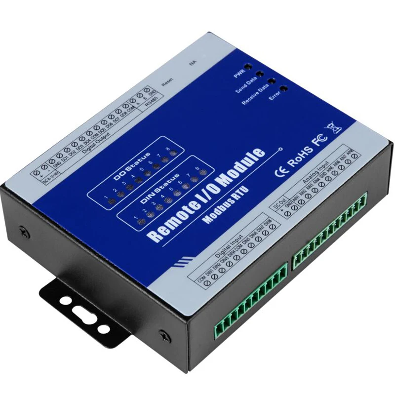 Модуль удаленного ввода вывода данных Modbus IOT высокоскоростной импульсный