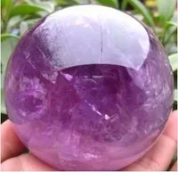 

beauituful Natural amethyst rock quartz crystal ball + STAND