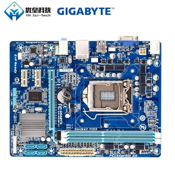 

Gigabyte GA-H61M-S1 Intel H61 Original Used Desktop Motherboard LGA 1155 Core i7 i5 i3 DDR3 16G SATA2 USB2.0 VGA Micro-ATX