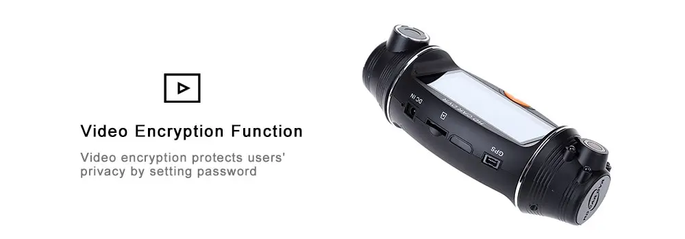  Dual Objektiv Auto DVR GPS Dash Cam Auto Video Fahren Recorder HD Nachtsicht G-sensor Auto rückansi