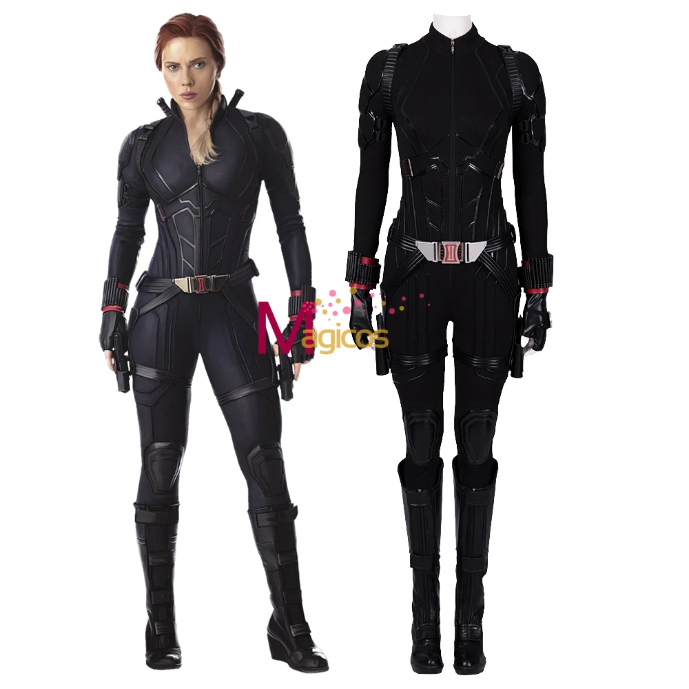 Avengers Endgame Black Widow Cosplay Costume Avengers 4 Natasha Romanoff Jumpsuit Halloween Women Costumes