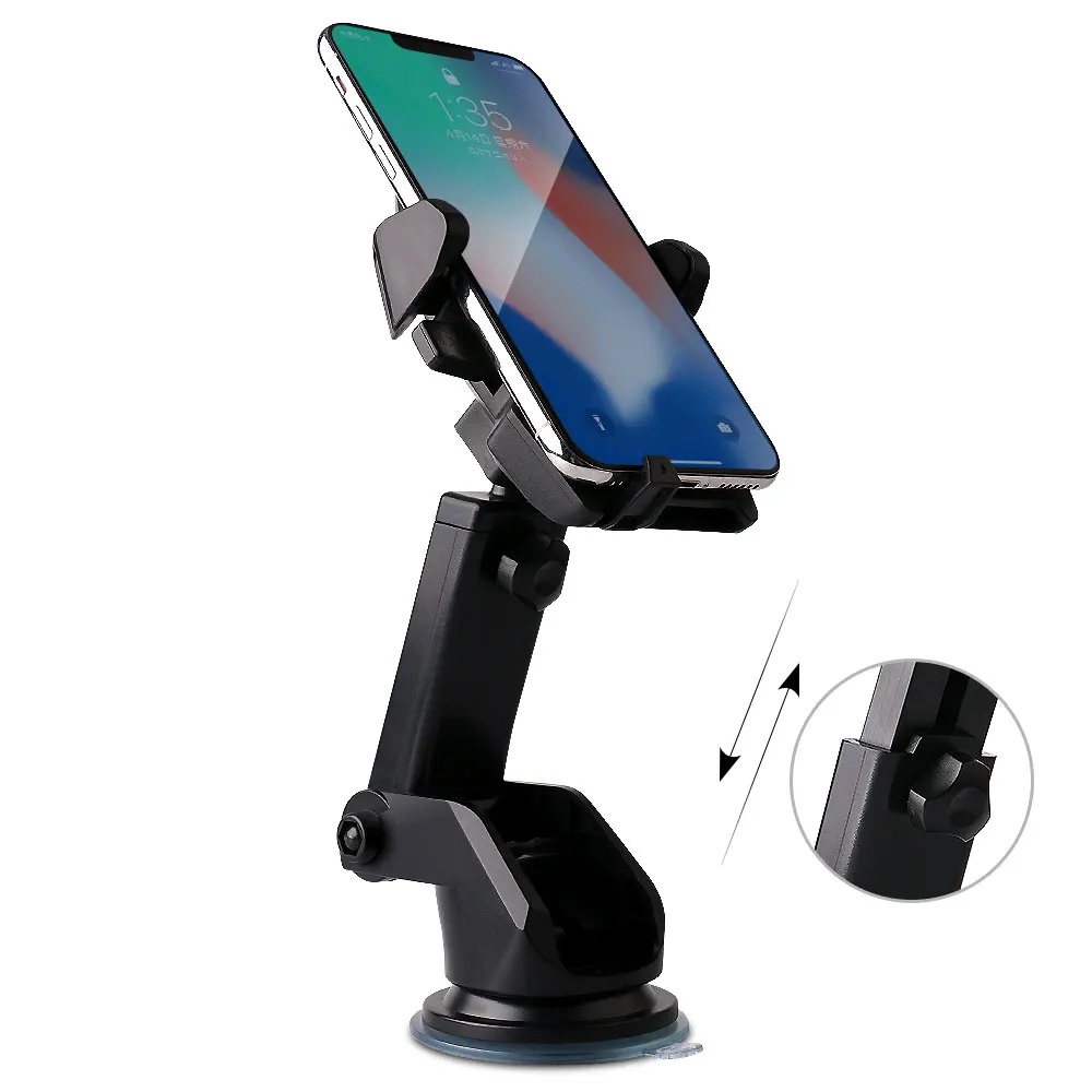 Suction cup multifunctional mobile phone holderin Universal Car