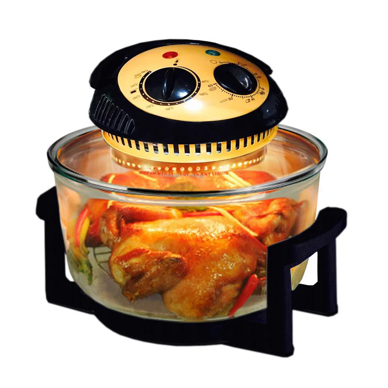 

Home Multi-functional Oil-free Electric Fryer Household Hot-wave Oven 7L Smoke-free French Fries Maker Machine BLACK