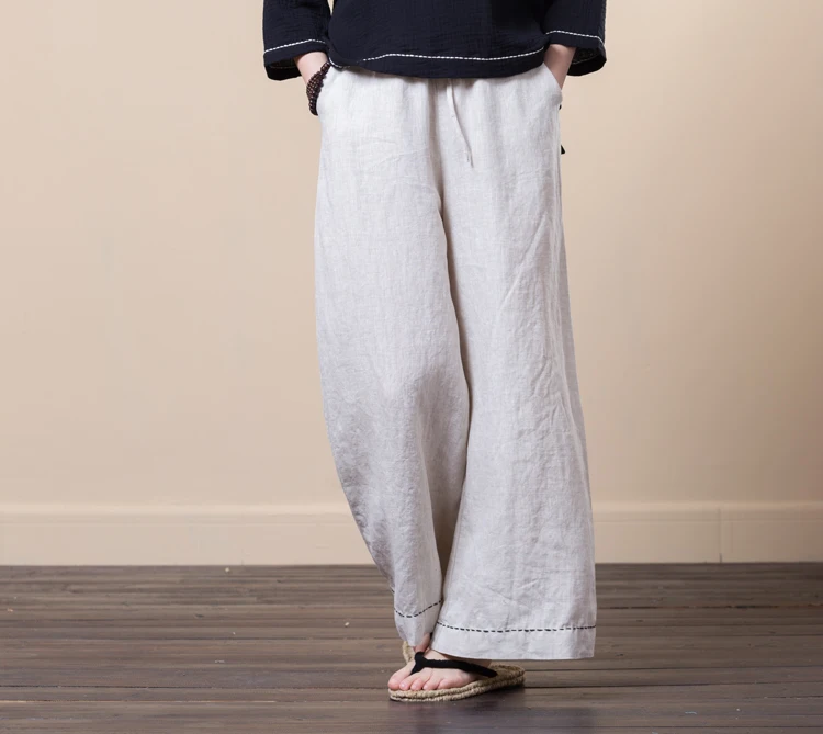 loose linen pants
