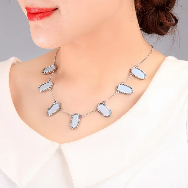 ZWPON Брендовое дизайнерское овальное ожерелье в виде ракушки Abalone с пузырьками для женщин, модное KS массивное ожерелье