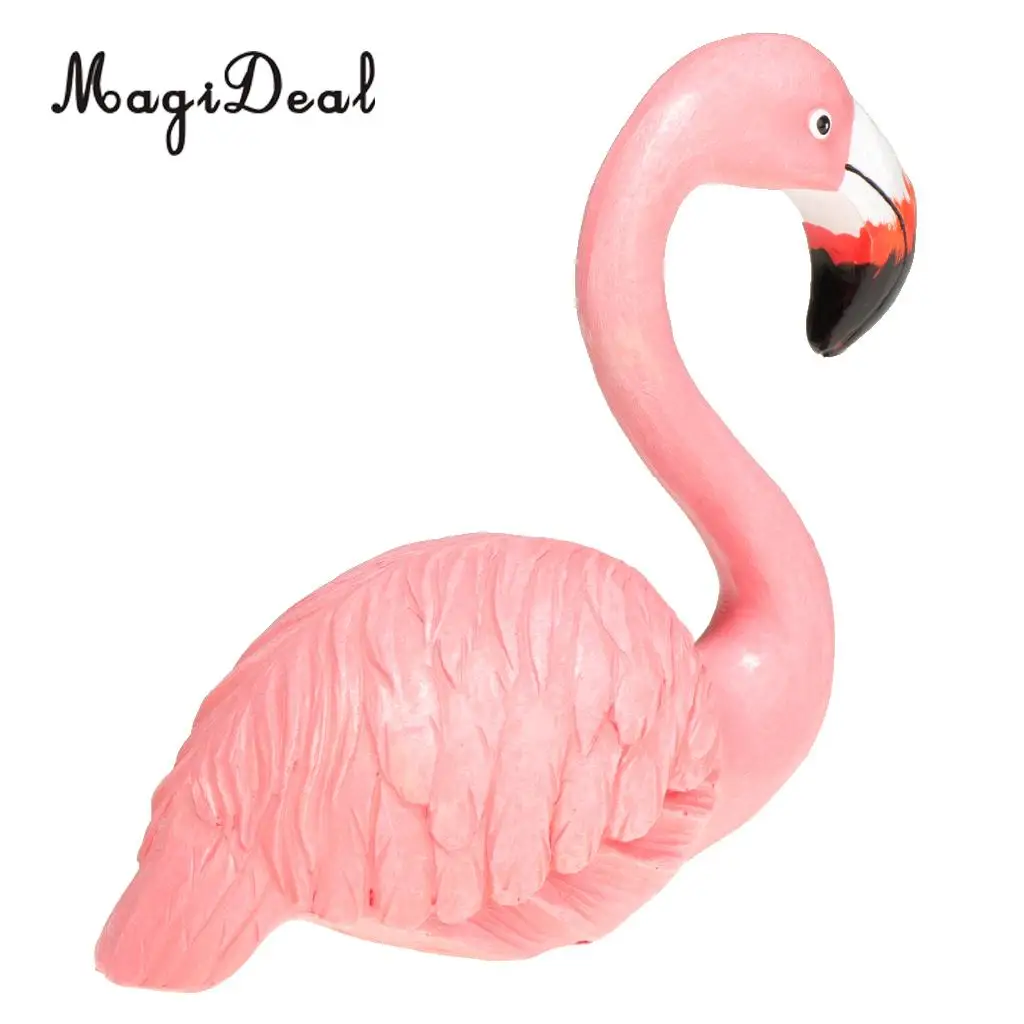 Chic Flamingo Ormament Figurines Sculpture Wedding Decor Home Decoration 8 Styles 8-15cm, Pink