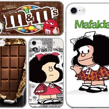 TPU suave Chocolate Mafalda funda para Samsung Galaxy S10 Lite A6 A7 A8 A9 Nota 9 J6 J4 Plus J8 J7 J3 2018 version teléfono UE cubierta