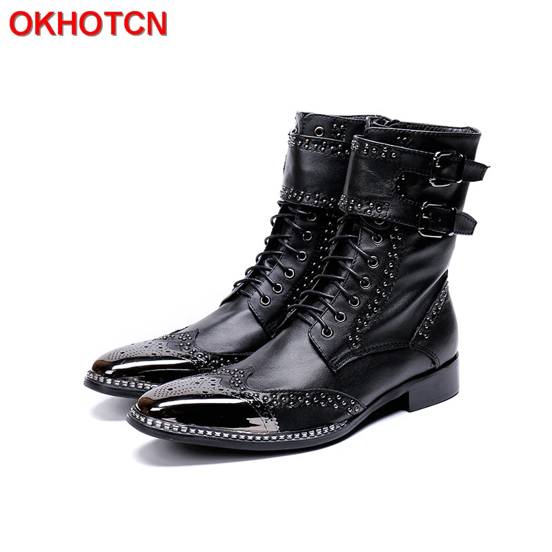 mens rhinestone boots