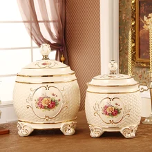 Риса ведро резервуар 10 фунтов 20 фунтов загружен коробка для хранения риса влагостойкие Роскошные декора насекомых