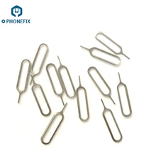 10 pièces universel carte Sim plateau broche éjection enlèvement aiguille ouvreur éjecteur pour HTC Samsung Galaxy Xiaomi pour iPhone 6 7 8 X XS MAX(China)