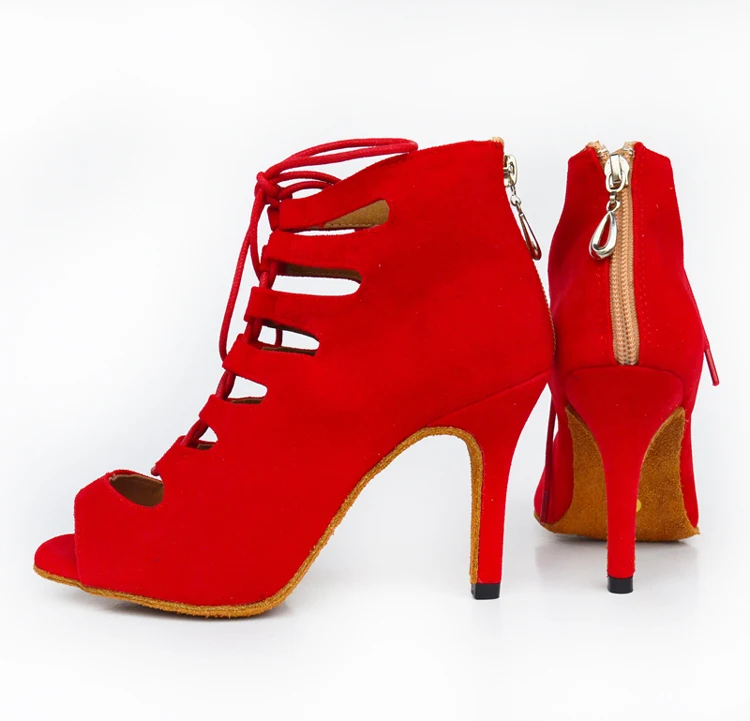 DILEECHI/Новое поступление; красные, синие, черные бархатные туфли на каблуке для латинских танцев; женские свадебные вечерние туфли для сальсы; Танцевальная обувь на мягкой подошве 8,5 см