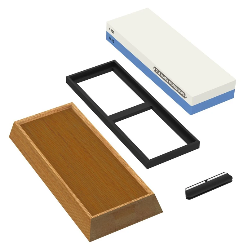  Sunnecko Chef knife Sharpening Stone 1000 6000 Kitchen Knives Sharpener Professional Whetstone 2-IN - 33008832435