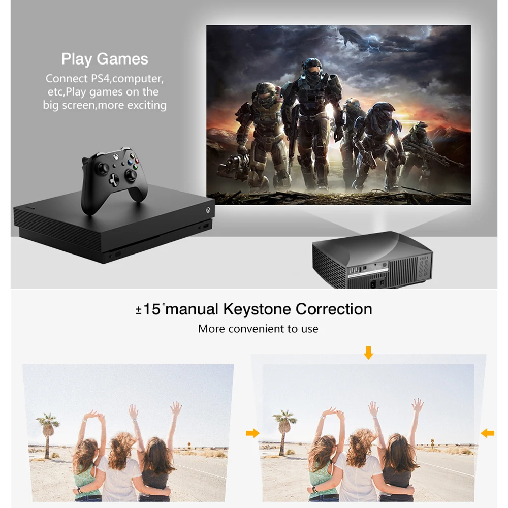 Vivicine F30 1920X1080 كامل HD العارض ، HDMI USB PC 1080 p LED المنزل الوسائط المتعددة لعبة فيديو العارض Proyector Vivicine F30 1920X1080 كامل HD العارض ، HDMI USB PC 1080 p LED المنزل الوسائط المتعددة لعبة فيديو العارض Proyector