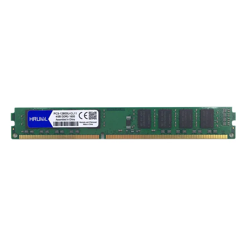 Оперативная память HRUIYL DDR3 1600 МГц 2 ГБ 4 8 для настольного компьютера PC3 12800 2G 4G 8G RAM 1 5