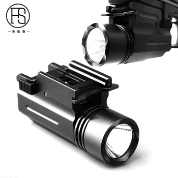 

FS Tactical X100 LED Flashlight For Pistol Gun 20mm Picatinny Rail Use Waterproof LED Torch
