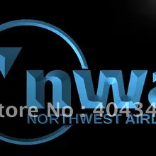 LG091-Northwest Airlines светодиодный знак неонового света