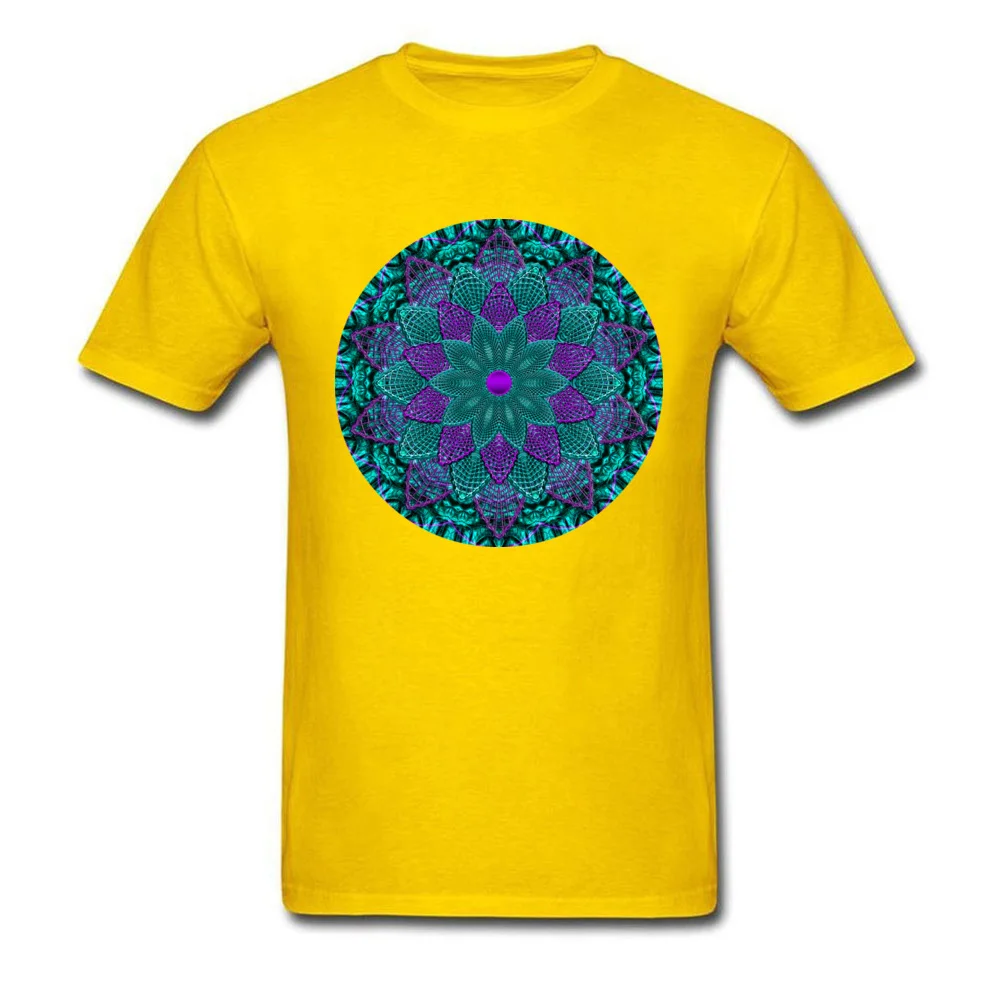 MANDALA DESIGN T SHIRT 241_yellow