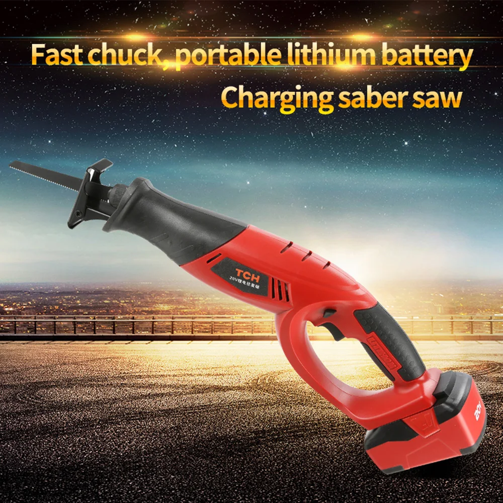 

high quality reciprocating saws with 18V-3000mAh lithium battery saber saw portable cordless electric power tools jig saw