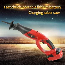 high quality reciprocating saws with 18V 3000mAh lithium battery saber saw portable cordless electric power tools