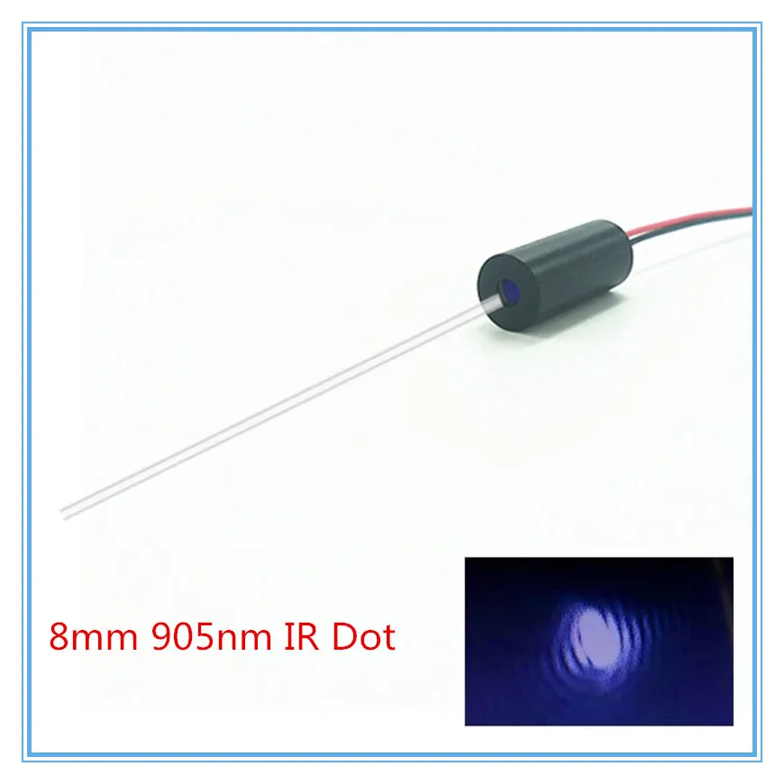 8 мм 905nm 1 МВт 5 МВт 10 МВт ИК DOT лазерный модуль промышленных Класс APC драйвер