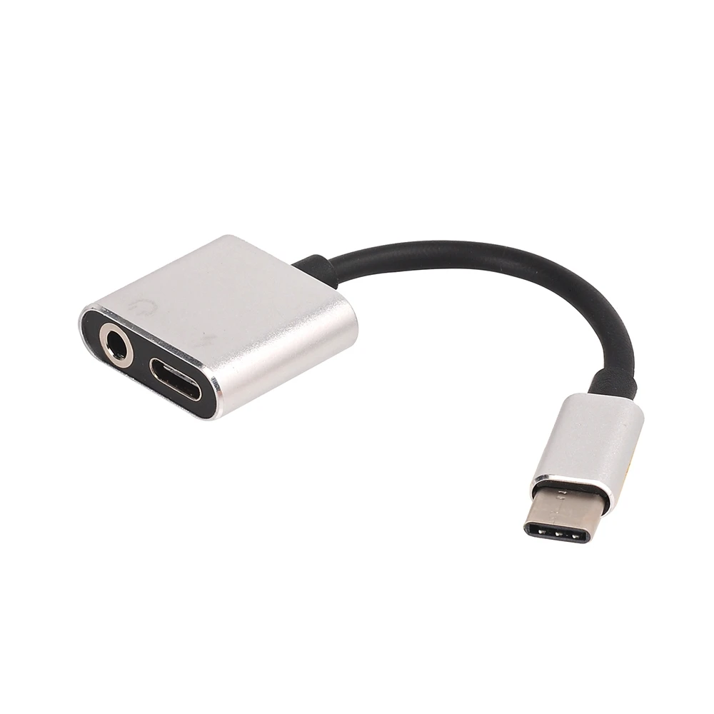 Тип C до 3 5 мм аудио адаптер для наушников USB Женский Aux mi crophone Соединительный