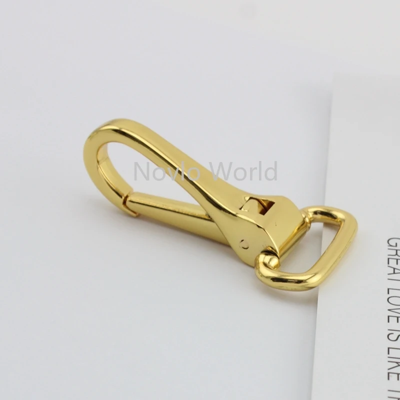 Wholesale 500pcs,4 colors accept mix color, 65*23.5mm 1 inch, metal trigger snap hook handbag lobster buckle swivel clasp hooks
