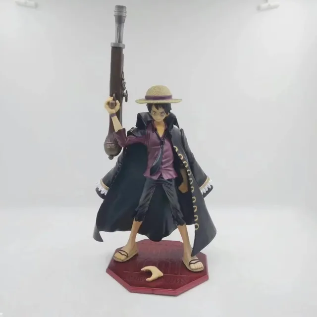 Best Price 23CM Japanese anime figure one piece luffy 10th anniversary action figure collectible model toys for boys