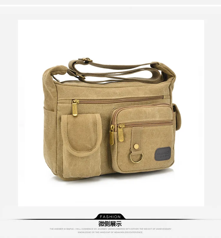 Высокое качество Многофункциональный Для мужчин сумка Повседневное холст мужской военной дорожные сумки Сумки Bolsas Crossbody Для мужчин сумка