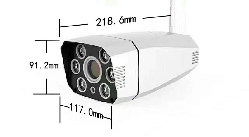 

CCTV Waterproof Outdoor110 Camera Housing Aluminum ADD 6 LEED IR Security CCTV Camera Housings For AHD IPC CCD PCB Camera