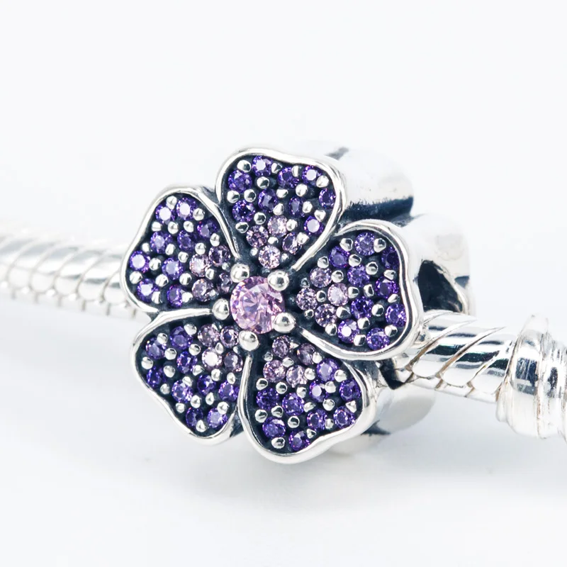 bracciale pandora rosa e viola bracciale pandora rosa e viola
