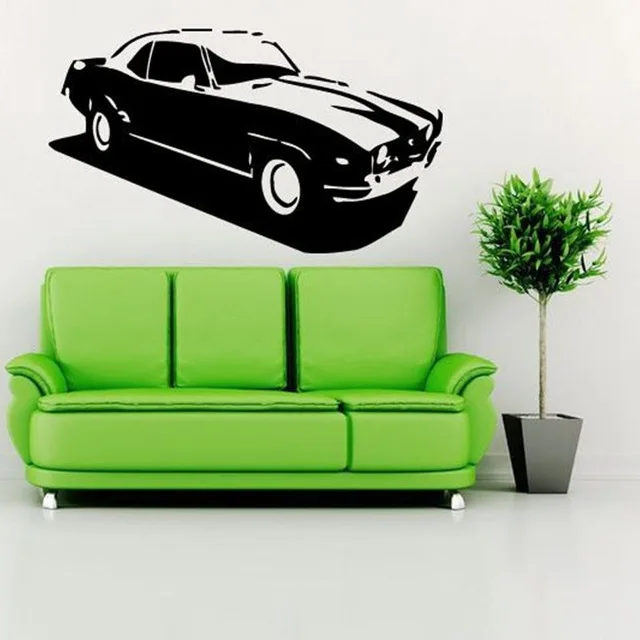 Car Sticker Vehicle Decal Classic Cars Posters Vinyl Wall Decals