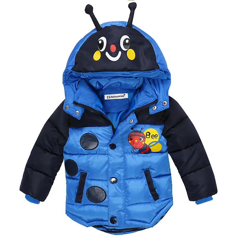 Image 2016 New Winter Children Boys Jackets fashion Girls Winter Coat Kids Outerwear Baby Boys   Girls Down Jacket Hoohed Clothes