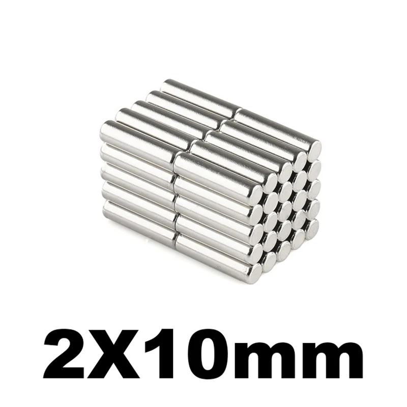 30 pcs neodymium magnet 2x10mm N35 Small Disc Round Super Strong magnets 2*10 mm Powerful Rare Earth Neodymium Magnets 2x10 |