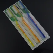 12 шт./кор. для домашнего использования зубная щетка модная упаковка супер жесткая зубная щетка уход за полостью рта очистка полости рта зубная щетка