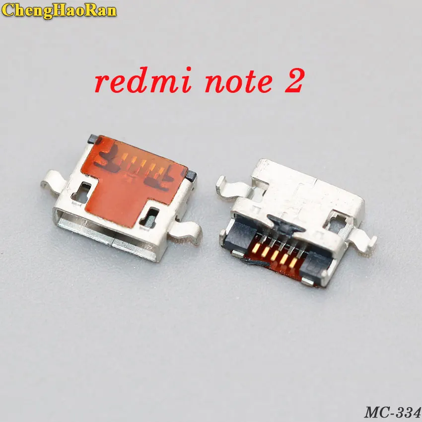 ChengHaoRan для Xiaomi Redmi 2 note Micro USB разъем питания зарядный порт запасные