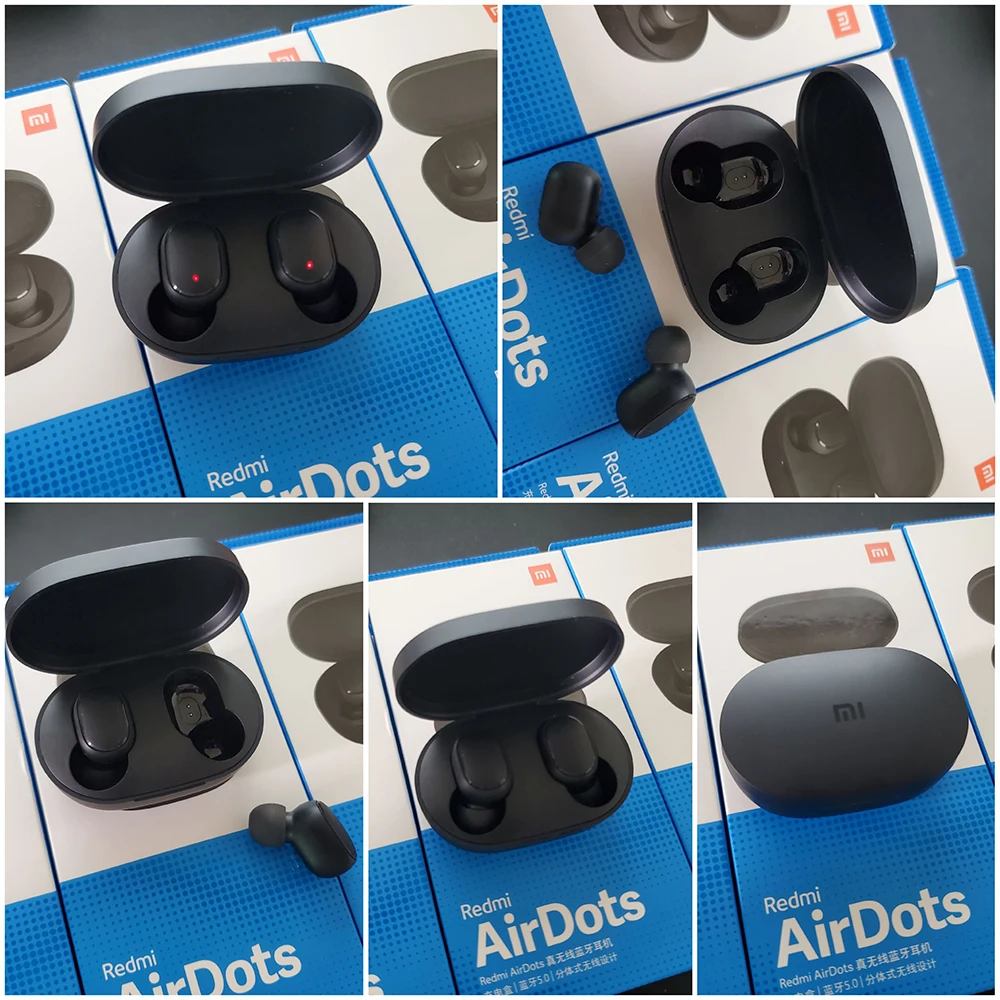 In Stock Original Xiaomi MI Redmi AirDots TWS Wireless Bluetooth Earphone Stereo Bluetooth 5.0 Mini Headset With Mic Earbuds (2)