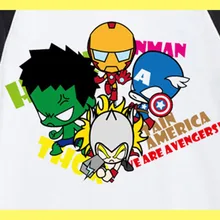 original design cartoon avengers ironman raglan t shirt men women kids size