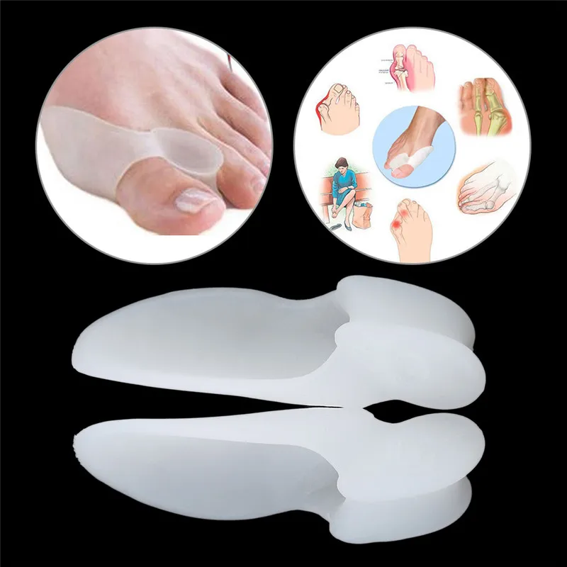 

1 Pair High Heels Silicone Foot Care Tool Insoles Orthotics Bunion Pedicure Hallux Valgus Corrector Toe Tool Bunion Corrector