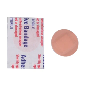 

20PCs Waterproof Breathable Round Band Aid Adhesive Bandages First aid kit For Children Kids Diameter about 2.2cm For Camping