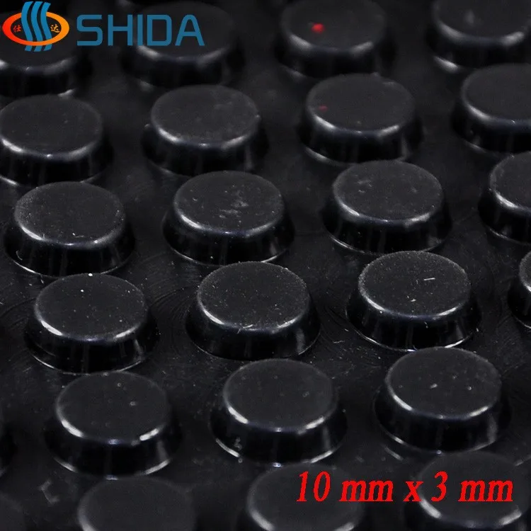 10x3mm black flat