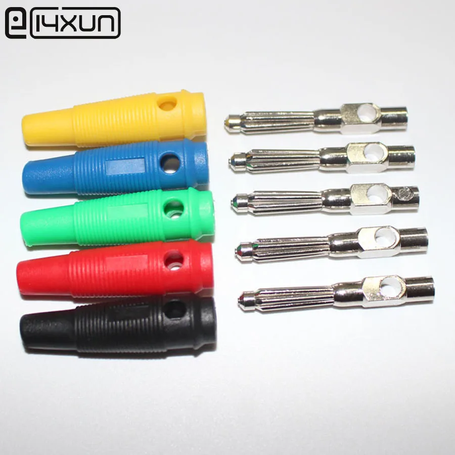 4mm Solderless Stackable Banana Plug 32A Large Current High voltage