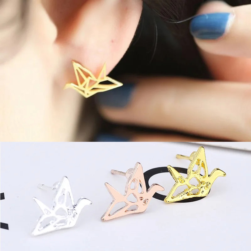 

Multiple Geometry Cute Hoop Earrings for Women Girls 2018 Fashion Contracted Earrings Plant Jewelry Gifts