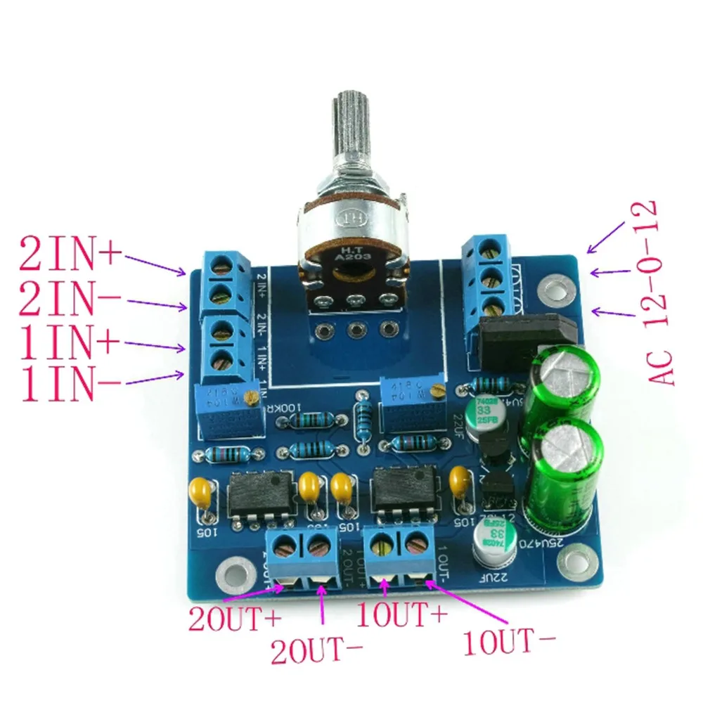 

1pcs New P8 PREAMP 8 Assembled mini Preamplifier Board by LJM Audio