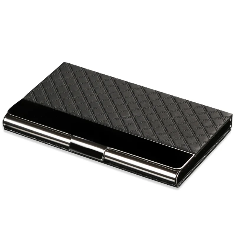 

10 pieces Cards Mini Portable Capacity PU Leather Business Card Holder Card Name card box for Men and Women