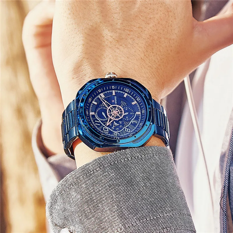 Relogio Masculino NAVIFORCE Для мужчин часы лучший бренд класса люкс спортивные
