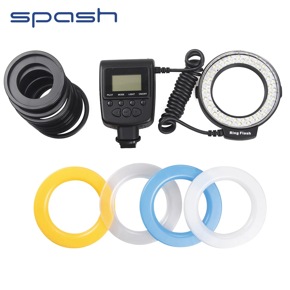 spash RF 550E LED Ring Flash Light Macro Flash Speedlite for Sony A900 A850 A560 A77
