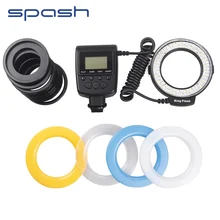 Spash RF-550E LED кольцо вспышка света Макро Вспышка Speedlite для Sony A900 A850 A560 A77 A65 (не HDMI) 48 светодиодов фонарик крупным планом